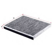 Фильтр салонный SAKURA Automotive CAC-31060