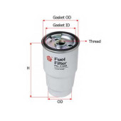 Фильтр топливный SAKURA Automotive FC-1108