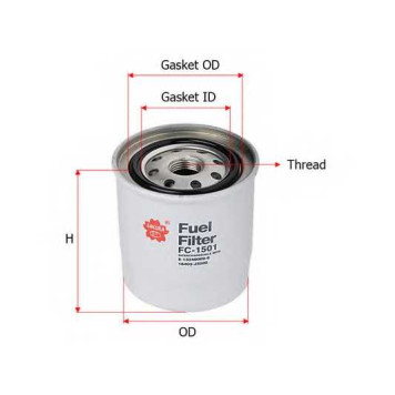 Фильтр топливный SAKURA Automotive FC-1501