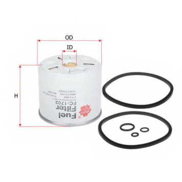 Фильтр топливный SAKURA Automotive FC-1702