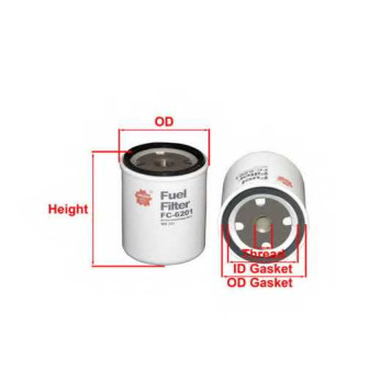 Фильтр топливный SAKURA Automotive FC-6201