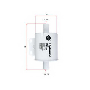 Фильтр гидравлической системы привода SAKURA Automotive H-5919