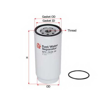 Фильтр топливный SAKURA Automotive SFC-7939-30