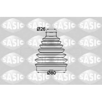 Комплект пылника приводного вала SASIC 1904013