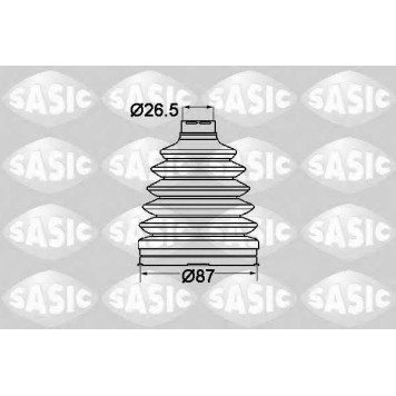 Комплект пылника приводного вала SASIC 1904020