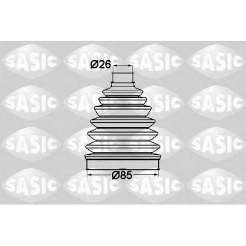 Комплект пылника приводного вала SASIC 1904021