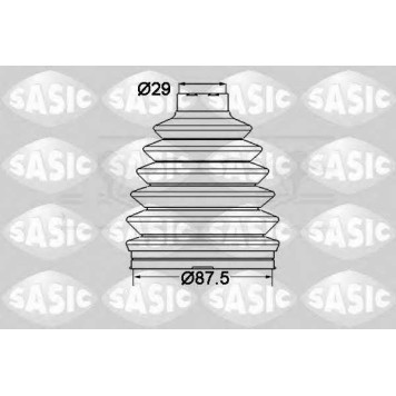 Комплект пылника приводного вала SASIC 1904026
