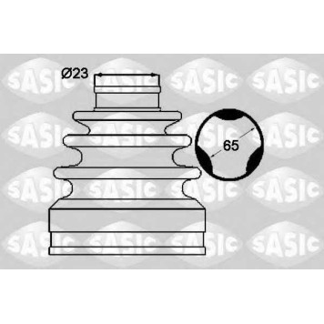 Комплект пылника приводного вала SASIC 1904037