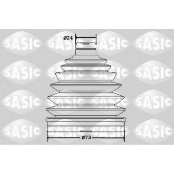 Комплект пылника приводного вала SASIC 1904041