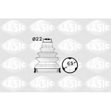 Комплект пылника приводного вала SASIC 1906018