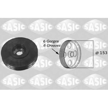 Ременный шкив коленвала SASIC 2150011