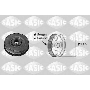 Ременный шкив коленвала SASIC 2154013