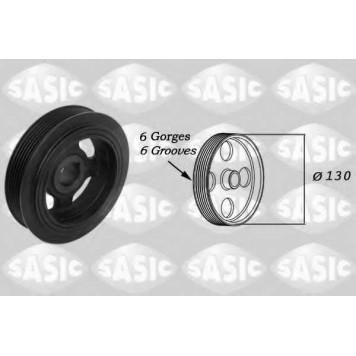 Ременный шкив коленвала SASIC 2156048