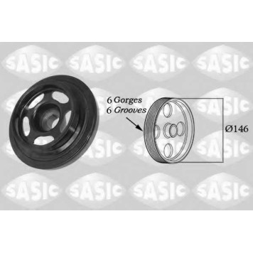 Ременный шкив коленвала SASIC 2156059