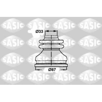 Комплект пылника приводного вала SASIC 2873783