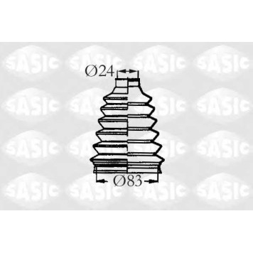 Комплект пылника приводного вала SASIC 2933143