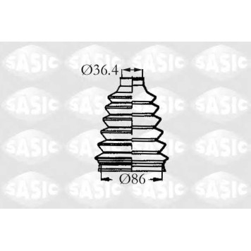 Комплект пылника приводного вала SASIC 2933313