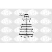 Комплект пылника приводного вала SASIC 2933743