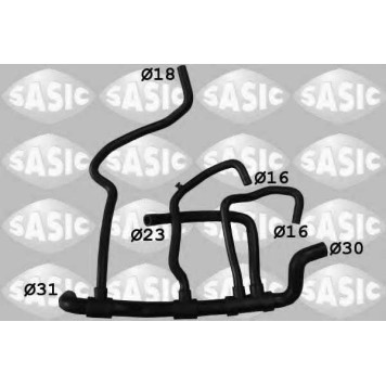 Шланг радиатора SASIC 3404140