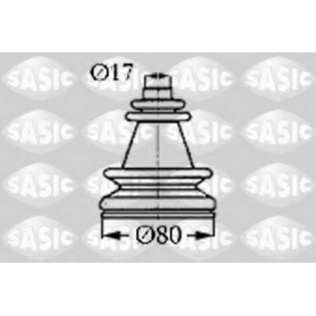 Комплект пылника приводного вала SASIC 4003406