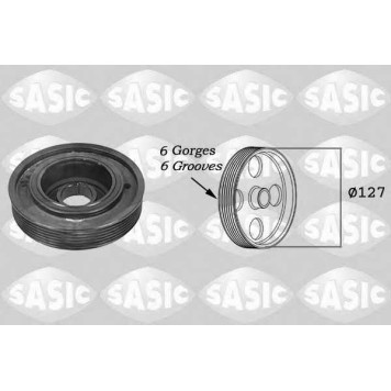 Ременный шкив коленвала SASIC 5150K60