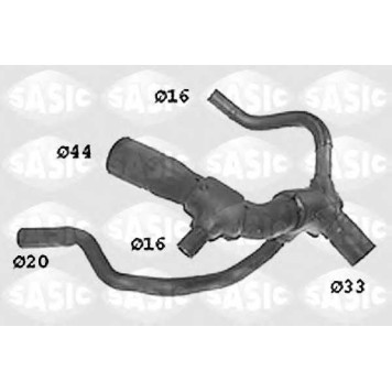 Шланг радиатора SASIC SWH6653