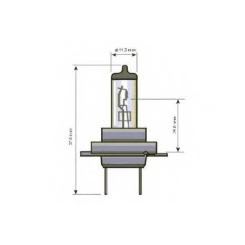 Лампа накаливания H7 24В 70Вт SCT Germany 202174-1