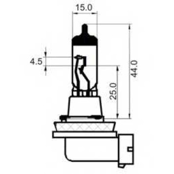 Лампа накаливания 12В 55Вт SCT Germany 202624