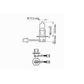 Лампа накаливания H3 12В 55Вт SCT Germany Basic 202723