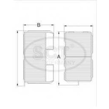Фильтр салонный SCT Germany SA 1225