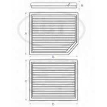 Фильтр салонный SCT Germany SAK 171-2
