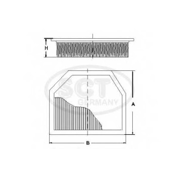 Фильтр воздушный SCT Germany SB 2286-2