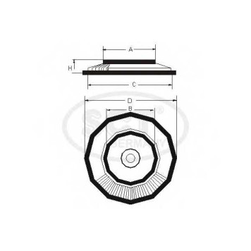 Фильтр воздушный SCT Germany SB 264-2