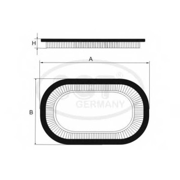 Фильтр воздушный SCT Germany SB 934-2