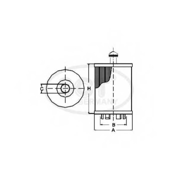 Фильтр масляный SCT Germany SH 452 P-1
