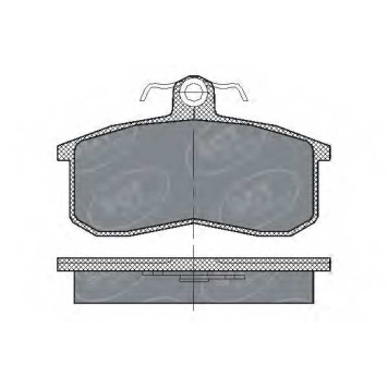 Колодки тормозные дисковые SCT Germany 21170 / SP 101