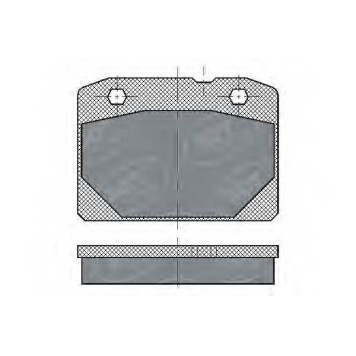 Колодки тормозные дисковые SCT Germany 20166 / SP 102