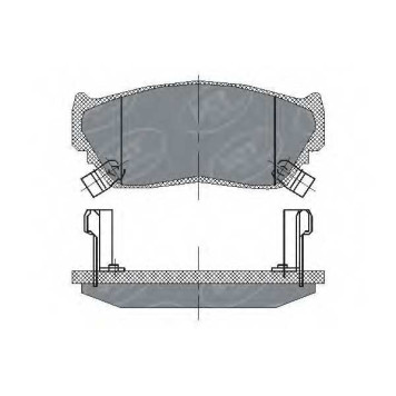 Колодки тормозные дисковые SCT Germany 21657 / SP 135