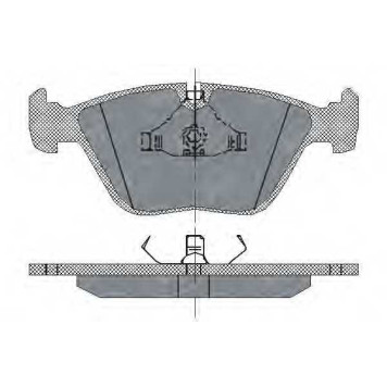 Колодки тормозные дисковые SCT Germany 21211, 21212, 21677 / SP 138
