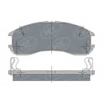 Колодки тормозные дисковые SCT Germany 21378 / SP 149