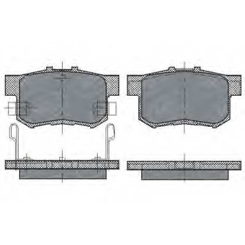 Колодки тормозные дисковые SCT Germany 21719 / SP 168