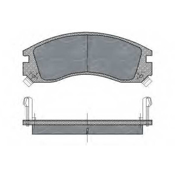 Колодки тормозные дисковые SCT Germany 21363 / SP 171