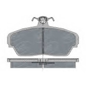 Колодки тормозные дисковые SCT Germany 21515 / SP 187