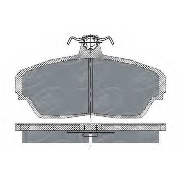 Колодки тормозные дисковые SCT Germany 21515 / SP 187