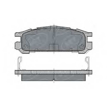 Колодки тормозные дисковые SCT Germany 21703 / SP 211