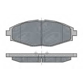 Колодки тормозные дисковые SCT Germany 23241 / SP 213