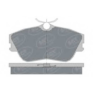 Колодки тормозные дисковые SCT Germany 21479 / SP 250