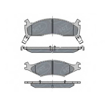 Колодки тормозные дисковые SCT Germany 21892 / SP 267