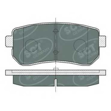 Колодки тормозные дисковые SCT Germany 24320, 24321, 24322 / SP 380