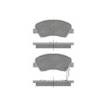 Колодки тормозные дисковые SCT Germany 25348, 25349 / SP 667